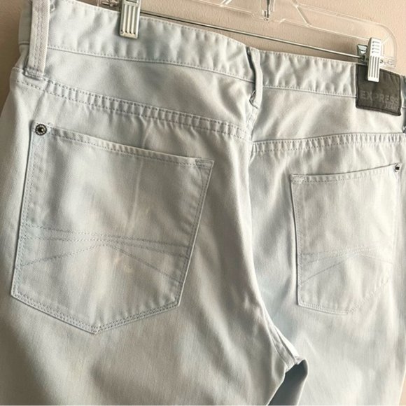 men’s size 36 jeans pale blue skinny Rocco fit in good condition - Picture 5 of 11